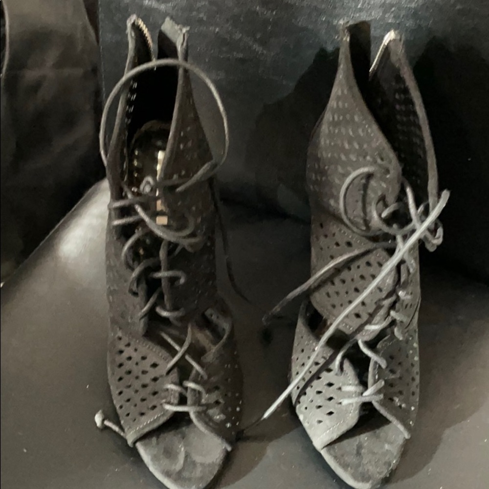 Zara black heels